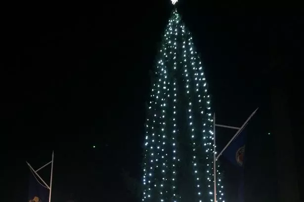 Countdown to Christmas begins as lights switched on at the famous Trafalgar Square tree