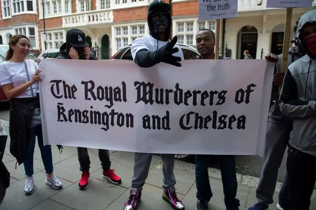 Kensington and Chelsea Council branded 'murderers' in protests before Grenfell meeting