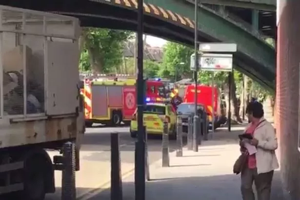 Kilburn High Road incident: Car flips over in collision outside tube station